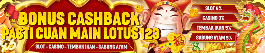 LOTUS123 bonus rollingan 0.7%